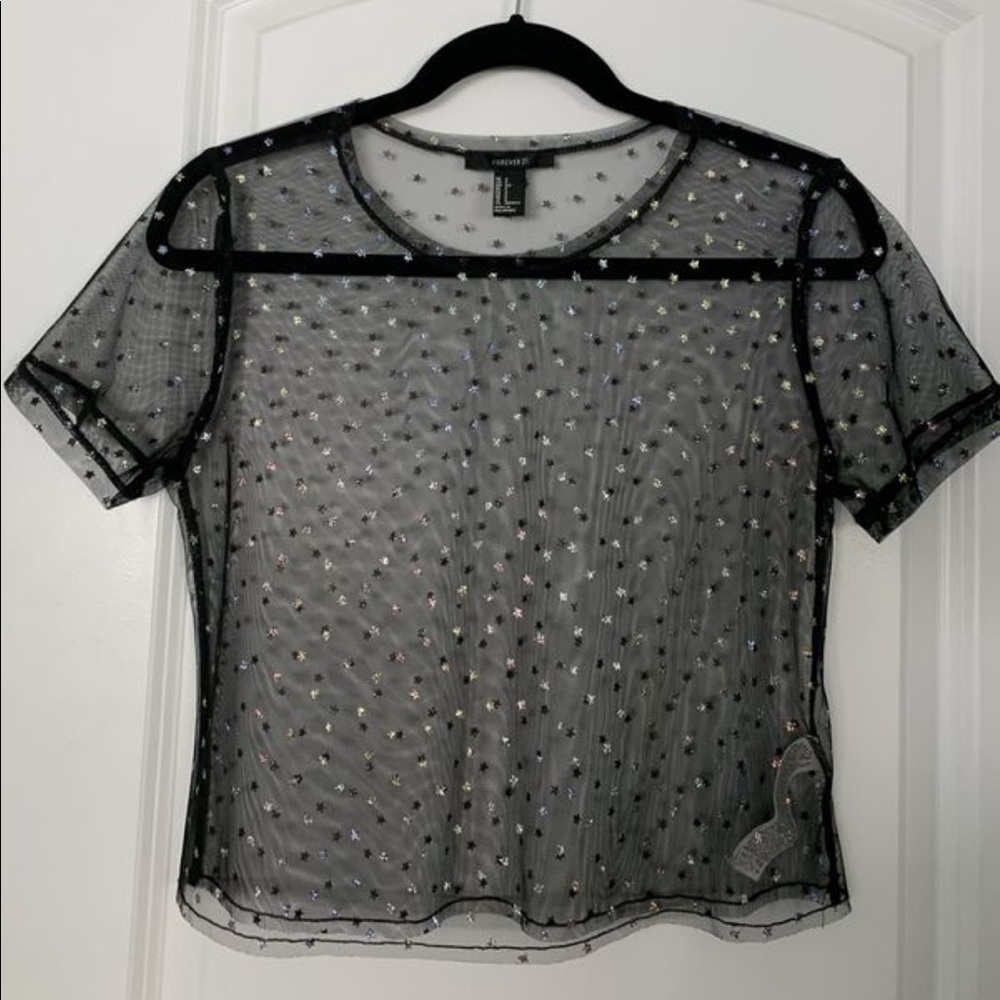 Women’s Star Meshed Top